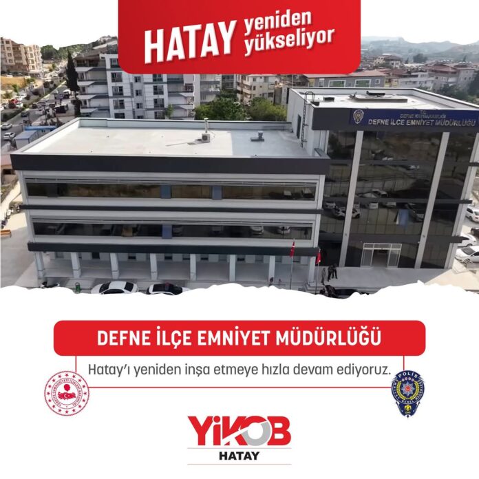 Defne’ye-Modern-Yeni-Emniyet-Binasi-Kazandirildi Defne’ye Modern Yeni Emniyet Binası Kazandırıldı