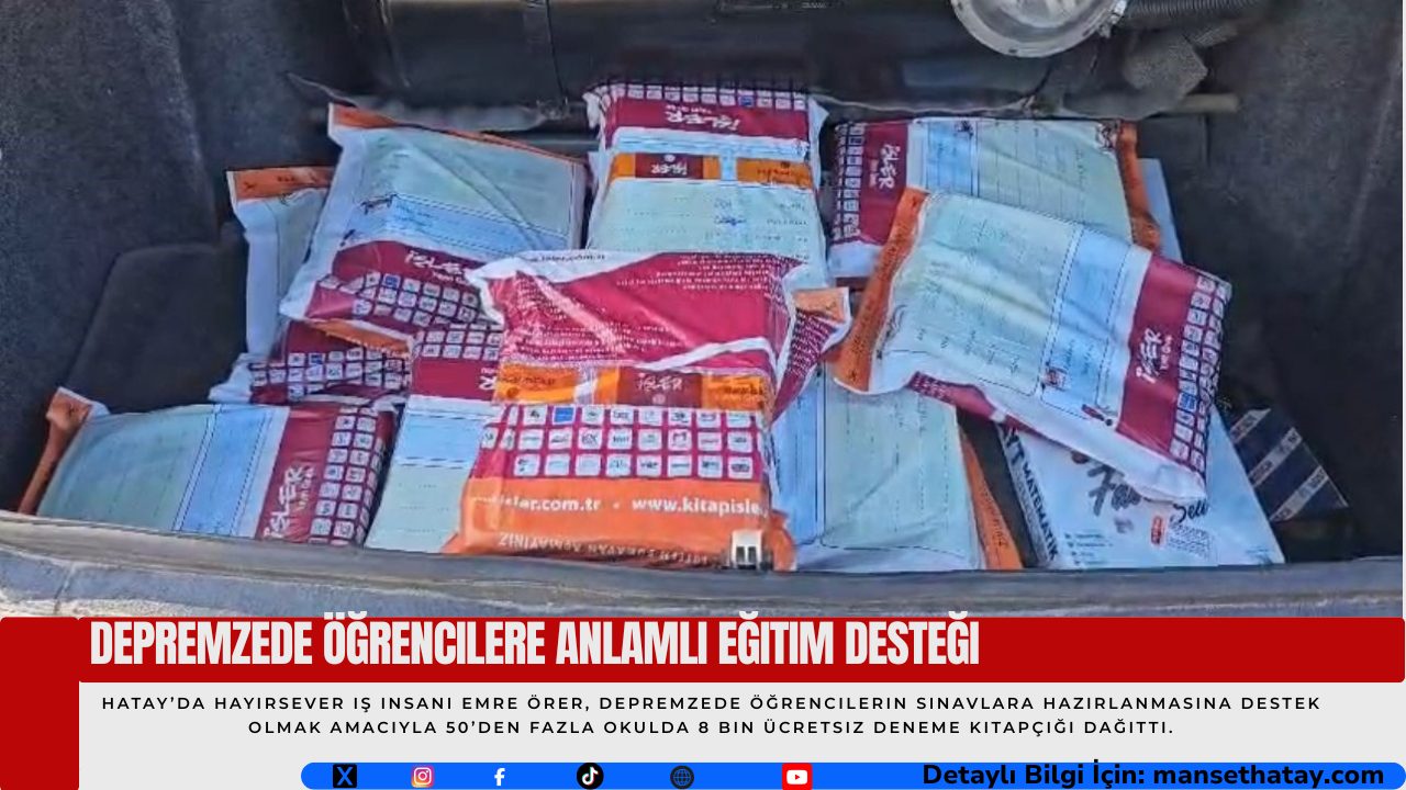 Depremzede Öğrencilere Anlamlı Eğitim Desteği
