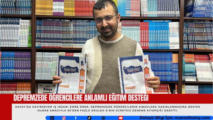 Depremzede Öğrencilere Anlamlı Eğitim Desteği