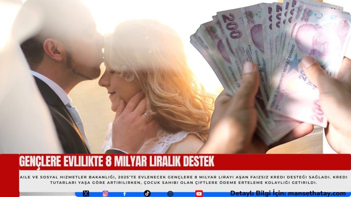 Gençlere Evlilikte 8 Milyar Liralık Destek