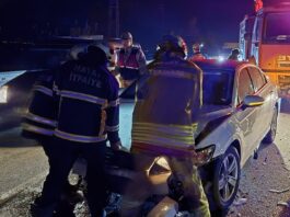 Saylak Mevkiinde Trafik Kazası