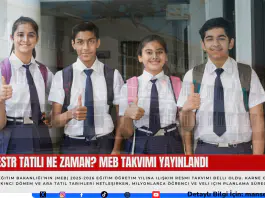 Sömestr Tatili Ne Zaman? MEB Takvimi Yayınlandı