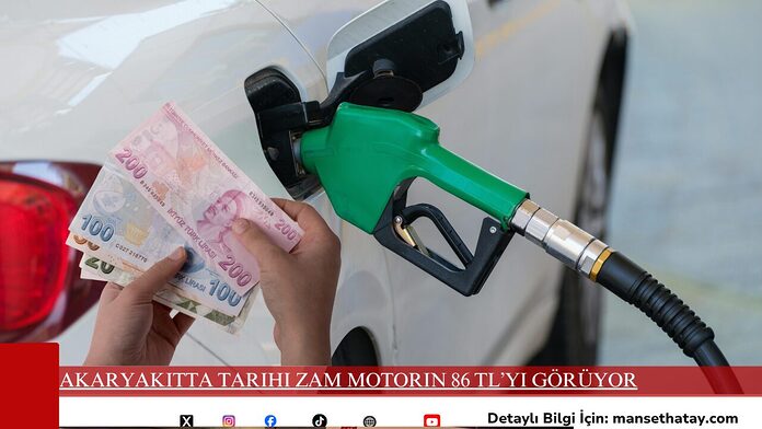 Akaryakıtta Tarihi Zam Motorin 86 TL’yi Görüyor