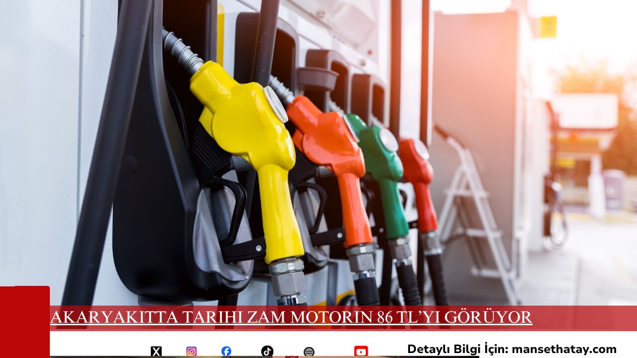 Akaryakıtta Tarihi Zam Motorin 86 TL’yi Görüyor