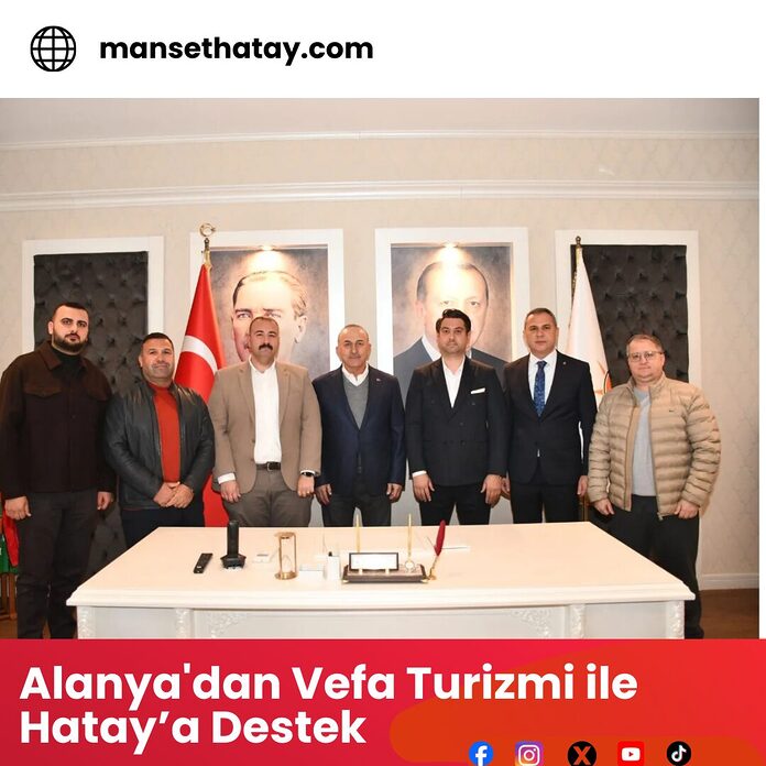 Alanya'dan Vefa Turizmi ile Hatay’a Destek