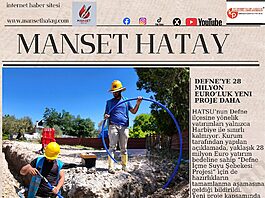 Defne’nin Su Altyapısı Yenileniyor