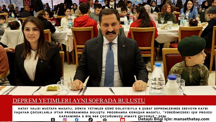 Deprem Yetimleri Aynı Sofrada Buluştu
