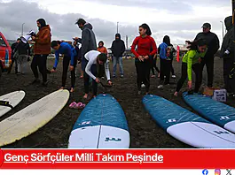 Genç Sörfçüler Milli Takım Peşinde