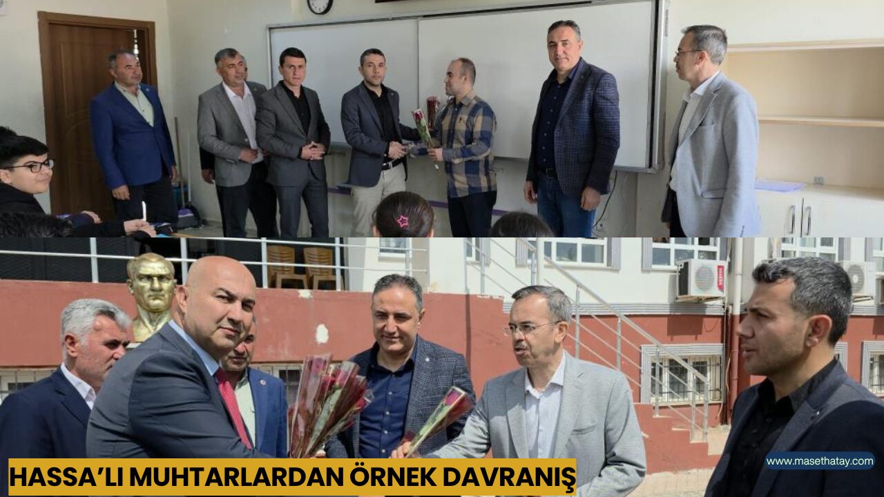 Hassa’lı Muhtarlardan Örnek Davranış