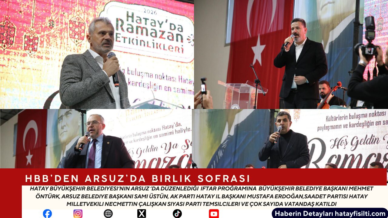 HBB’den Arsuz’da Birlik Sofrası