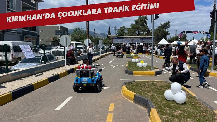 kirikhan-da-cocuklara-trafik-egitimi Kırıkhan’da Çocuklara Trafik Eğitimi