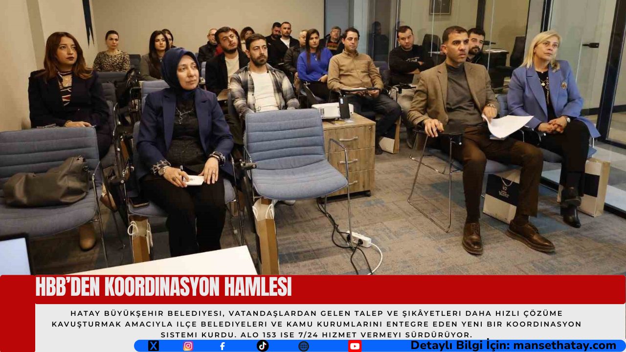 HBB’den Koordinasyon Hamlesi